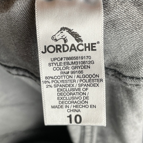 JORDACHE Grey Bootcut Jeans Size 10 - Picture 6 of 6